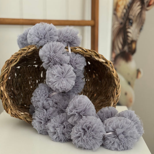Mini Pompom - Grey