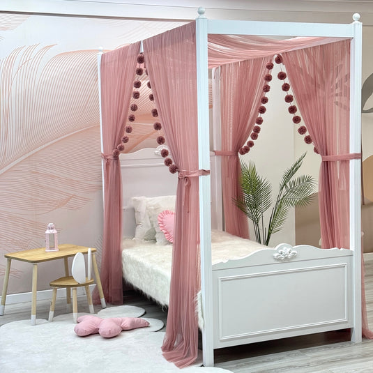 Rose Poster Bed Canopy