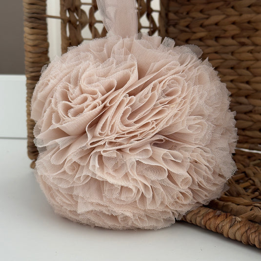 Twin Pompom  - Camel