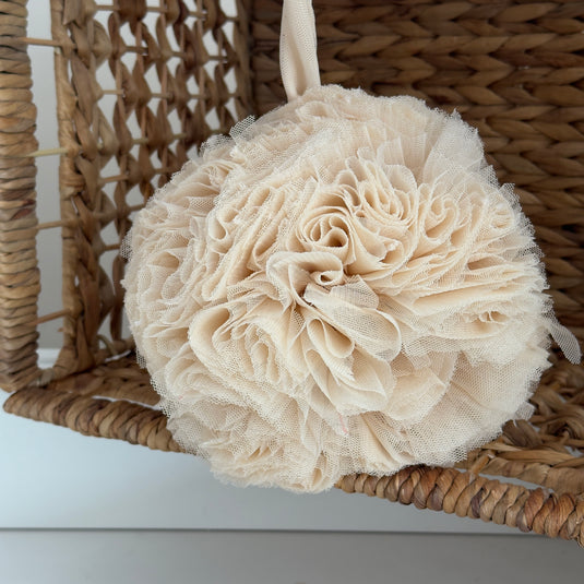 Twin Pompom  - Honey Foam