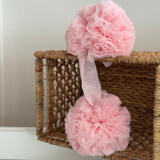 Twin Pompom  - Pink