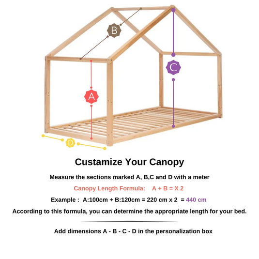 White Premium Montessori Canopy - A Type